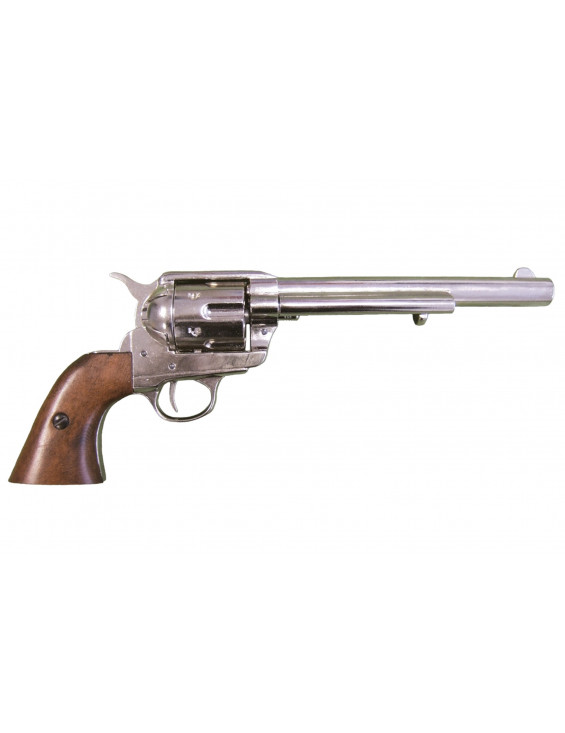 PISTOLET LONG GRIS BRILLANT