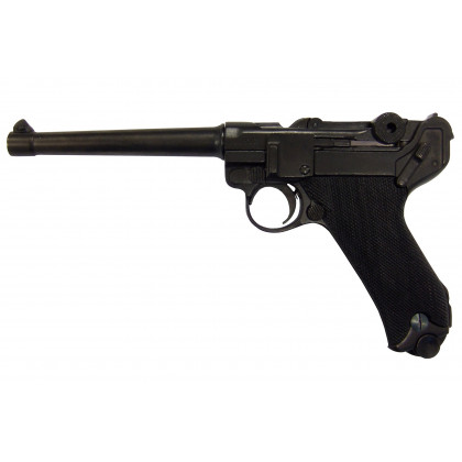 PISTOLET LUGER P08 PARABELLUM CROSSE NOIR 30 CM