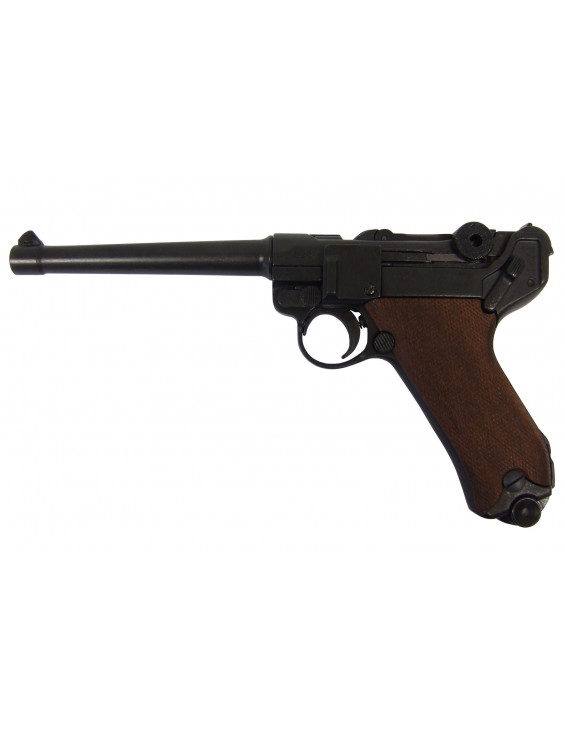 PISTOLET LUGER P08 PARABELLUM CROSSE BOIS 30 CM