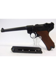 PISTOLET LUGER P08 PARABELLUM CROSSE BOIS 30 CM