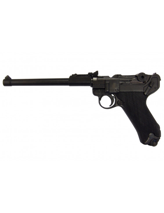 PISTOLET LUGER P08 PARABELLUM CROSSE NOIR 34.50 CM