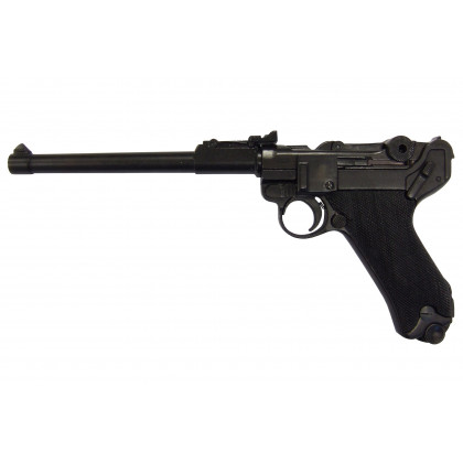 PISTOLET LUGER P08 PARABELLUM CROSSE NOIR 34.50 CM