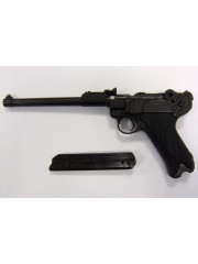 PISTOLET LUGER P08 PARABELLUM CROSSE NOIR 34.50 CM