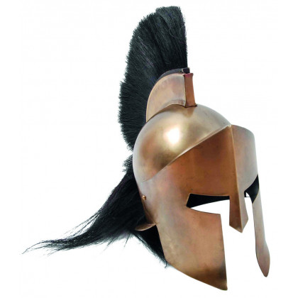 CASQUE SPARTIATE AVEC PLUME