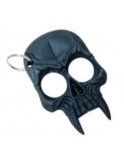 FL163123 TETE DE MORT PORTE CLE NOIR 