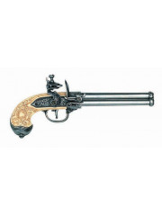 PISTOLET ITALIEN 3 CANONS LORENZONI 1680