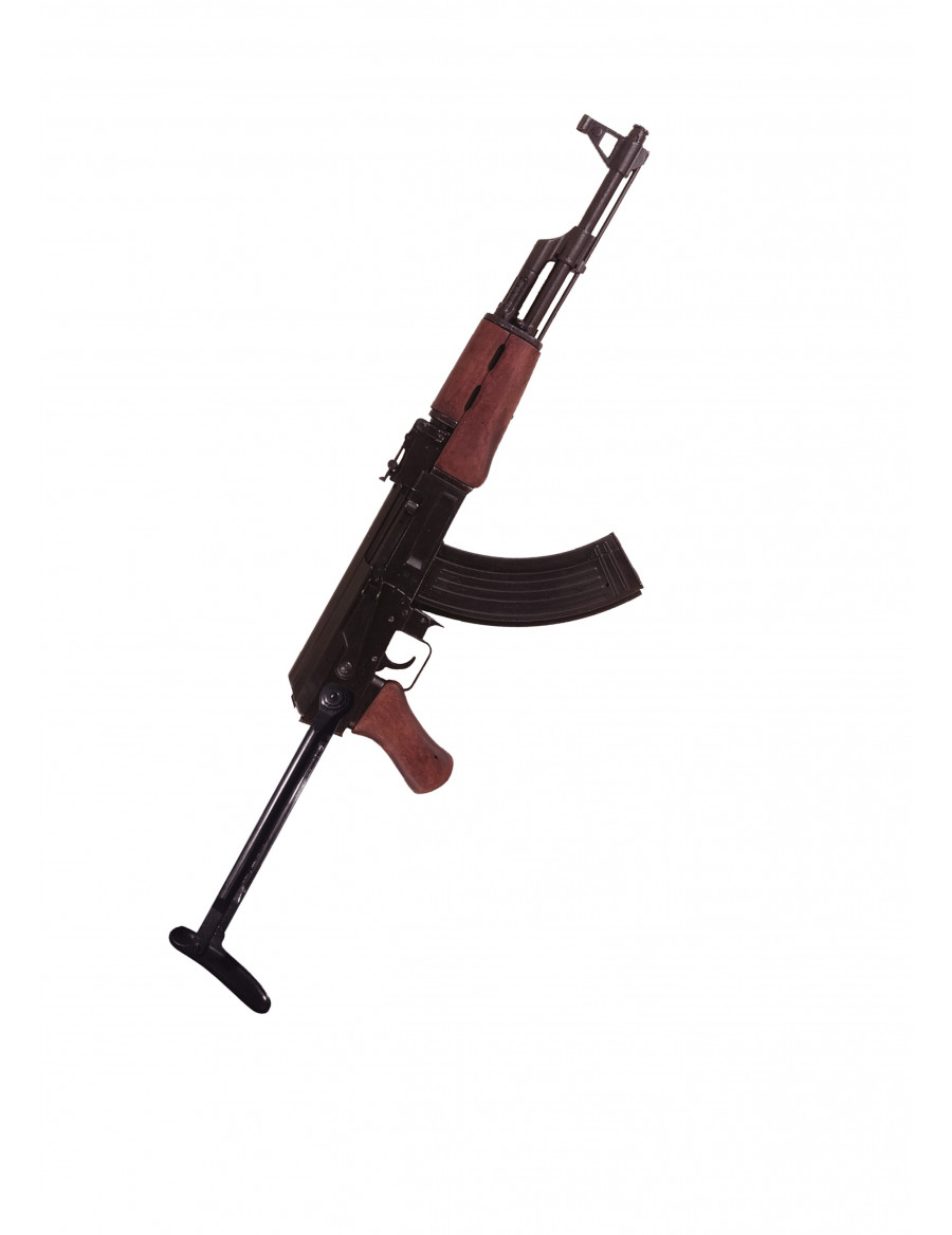 Réplique métal crosse bois fusil AK47 KALASHNIKOV