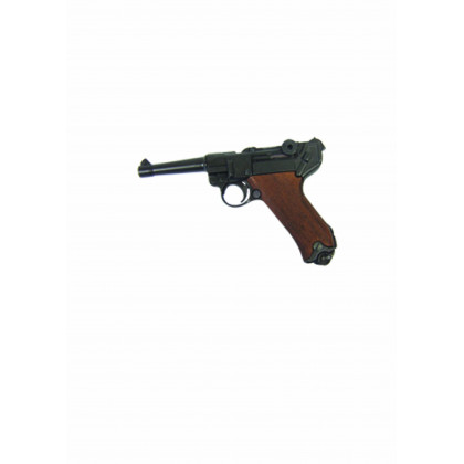 PISTOLET LUGER P08 PARABELLUM CROSSE BOIS 25.50 CM