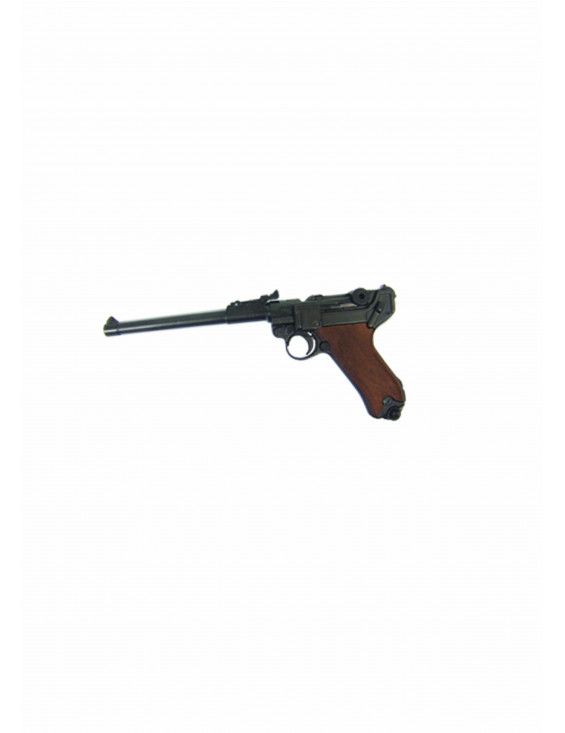 PISTOLET LUGER P08 PARABELLUM CROSSE BOIS 34.50 CM