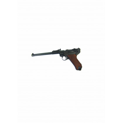 PISTOLET LUGER P08 PARABELLUM CROSSE BOIS 34.50 CM