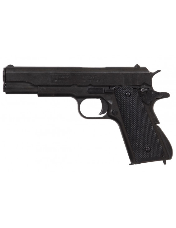 PISTOLET 45 USA 1911 NOIR  (IDEM P1227) DEMONTABLE