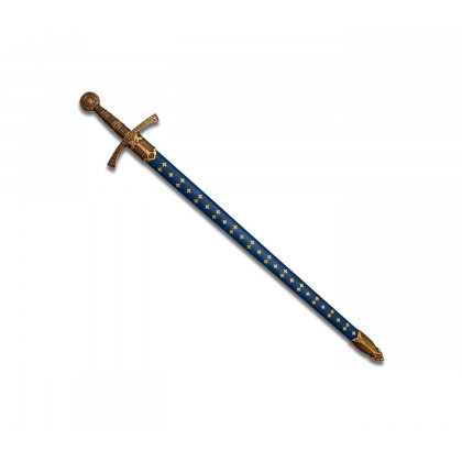 EPEE FLEUR DE LYS FOURREAU BLEU 109CM