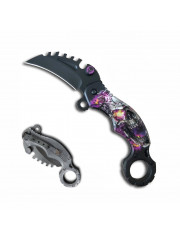 COUTEAU KARAMBIT TETE DE MORT 6.1 CM