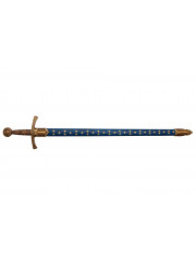 EPEE FLEUR DE LYS FOURREAU BLEU 109CM