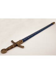 EPEE FLEUR DE LYS FOURREAU BLEU 109CM