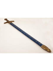 EPEE FLEUR DE LYS FOURREAU BLEU 109CM