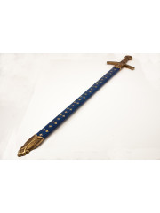 EPEE FLEUR DE LYS FOURREAU BLEU 109CM