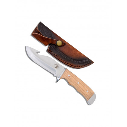 COUTEAU DE CHASSE AVEC LOGO CERF LAME 12.5CM (IDEM 866)