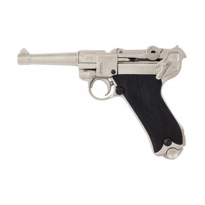 PARABELLUM P08 VERSION NICKEL 25CM 975gr