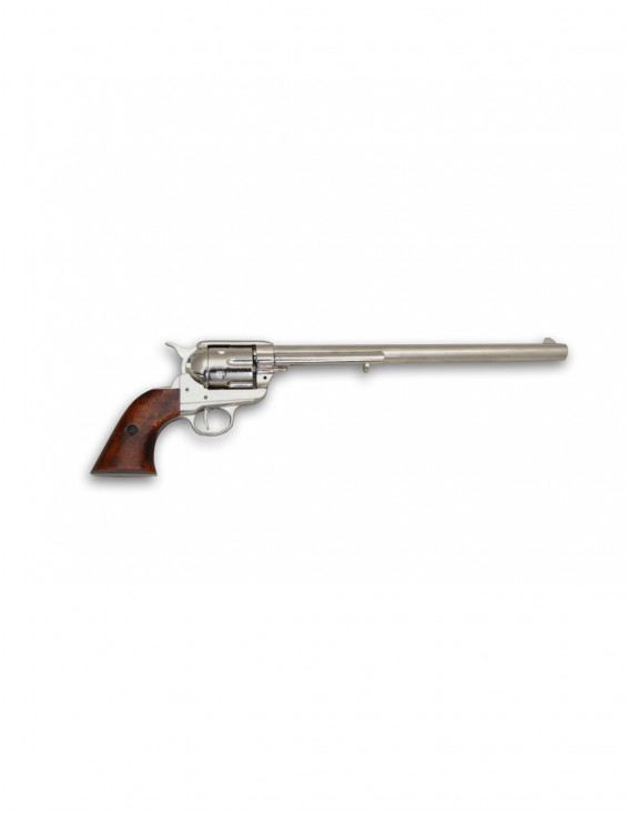 REVOLVER PEACEMAKER USA 1873 BRUN-ARGENT 46 CM