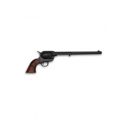 REVOLVER PEACEMAKER USA 1873 BRUN-NOIR 46 CM