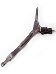 CEINTURE CUIR 1 PISTOLET