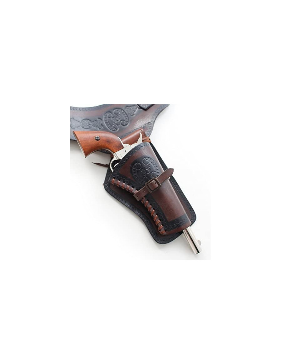 CEINTURE CUIR 1 PISTOLET