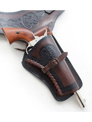 CEINTURE CUIR 1 PISTOLET