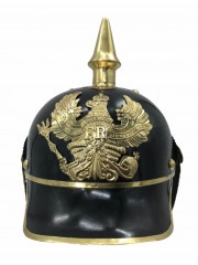 CASQUE A POINTE ALLEMAND METAL NOIR