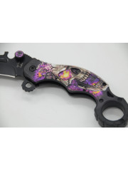 COUTEAU KARAMBIT TETE DE MORT 6.1 CM