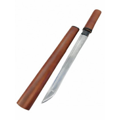 TANTO 51CM ACIER 1045 IM BOIS DE ROSE