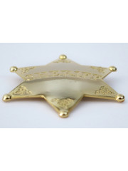 ETOILE SHERIF PLAQUE OR