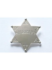 ETOILE SHERIF PLAQUE ARGENT