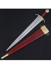 Fuentes E7029 : Epée medievale lame gravée type XIV