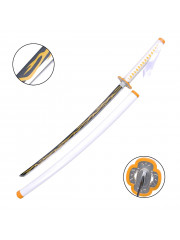 KATANA NON TRANCHANT BLANC ET ORANGE