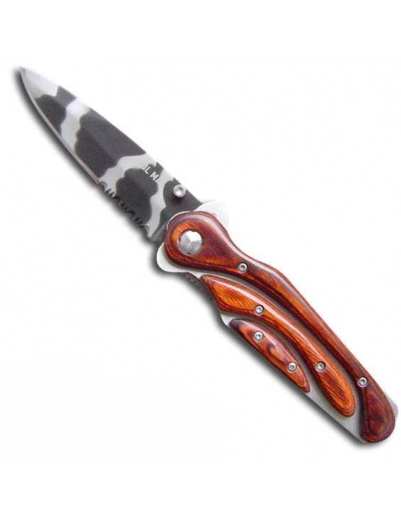 Fuentes 533 - Couteau bois tâché noir