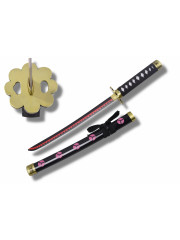 Mini Katana rose et noir