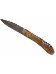 Couteau tire-bouchon en bois de platane