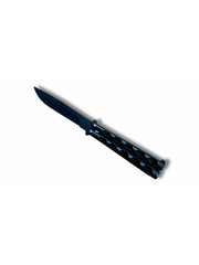 COUTEAU PAPILLON NOIR LAME 9CM