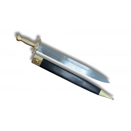 Sabre d’Artilleur Napoléonien – Laiton & Acier