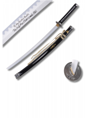 Katana en bois de collection — Réplique Hattori Hanzo avec inscription