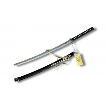 Katana en bois décoratif — Réplique Hattori Hanzo avec motif démon
