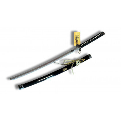 Katana en bois de collection — Réplique Hattori Hanzo avec motif kanji