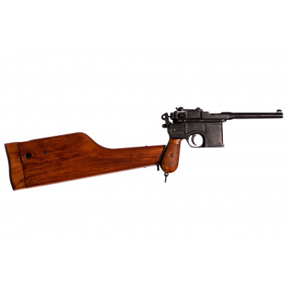 CROSSE ETUI MODELE 96 ARTILLEUR + MAUSER C96 65CM