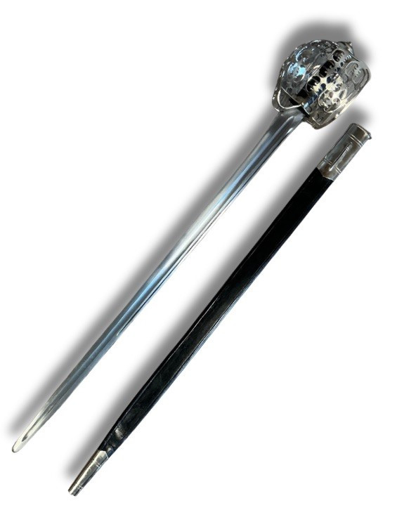 Épée d’officier écossais à garde en panier