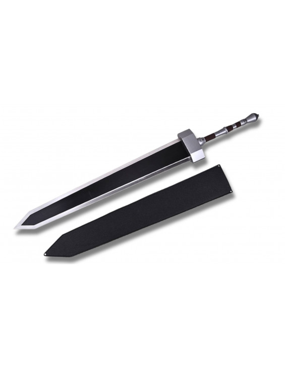 Épée Broyeuse Fantaisie – Lame Noire XXL avec Fourreau