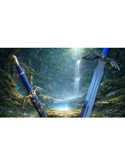 Épée du Héros au Fourreau Bleu Royal