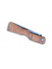 Couteau manche fusil en bois