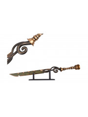 Épée Fantasy en Métal – Lame Ornementée – 91 cm avec Support