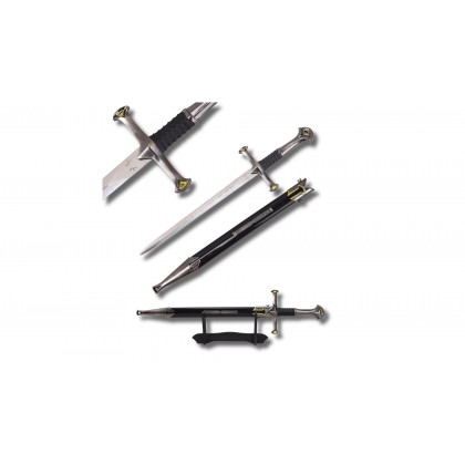 Épée Royale du Lion d’Argent – Mini Épée Médiévale